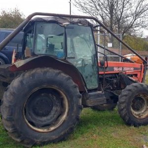 foto lesní ZETOR 9641 Forterra turbo traktor UKT naviják rampovač