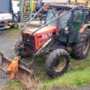 foto lesní ZETOR 9641 Forterra turbo traktor UKT naviják rampovač