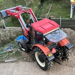 foto 92HP Zetor 9540 NAKLADAČ radlice vidle zametač traktor SPZ